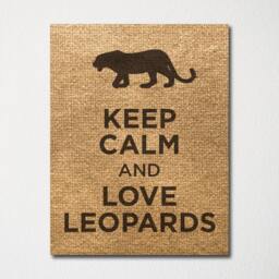 Keep Calm & Love Leopards - Fine Art Print Choice Of Color Purchase 3 Receive 1 Free Custom Prints Available - thumbnail 3