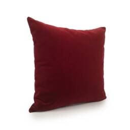 Bright Burgundy Pillow, Throw Pillow Cover, Decorative Cushion Accent Velvet Exclusive Designer Fabric - thumbnail 2