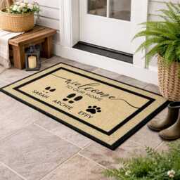 Personalised Last Name Front Step Mat, Heavy Duty Doormat - thumbnail 4