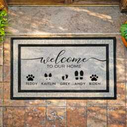 Personalised Last Name Front Step Mat, Heavy Duty Doormat - thumbnail 3