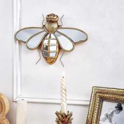 Handcrafted Gold Resin Bee Wall Decor - Insect Ornament For Home, Crafts & Displays - Nature-Inspired Decorative Supply, Bee Day Event - thumbnail 2