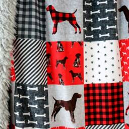 Youth Blanket, Adult Blanket German Shorthair Pointer, Faux Fur Minky Dream Gsp, Dog Large - thumbnail 2
