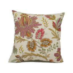 Colefax & Fowler - Casimir Red/Green Fine Paisley Inspired Floral Cushion Cover Handmade Throw Pillow Designer Home D??cor - thumbnail 2