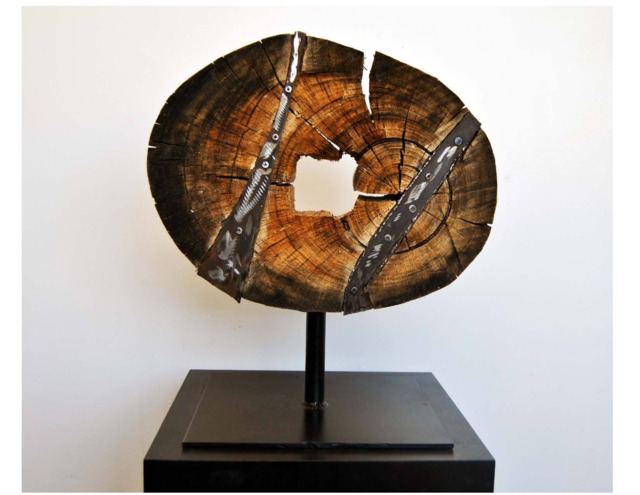 "Wood Sculpture , ""strength" - image 1