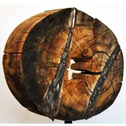 "Wood Sculpture , ""strength" - thumbnail 2