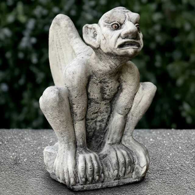 Gothic Monster Statue Concrete Guardian Gargoyle Sculpture Cement Animal Decoration Handmade Art Front Door Ornament Lover Gift - image 1