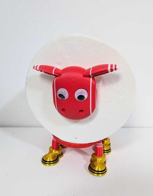 Liverpool Fc Sheep Toilet Roll Holder - Funny Football Gift For Him Or Her, Quirky Bathroom Decor Novelty Scouse Soccer Fan Present - image 1