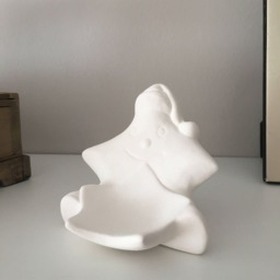 Ready To Ship, Ceramic Star Bisque, Candle Holder, Ready To Paint, Winter Decor, Home Fireplace Christmas Gift, Toys - thumbnail 2