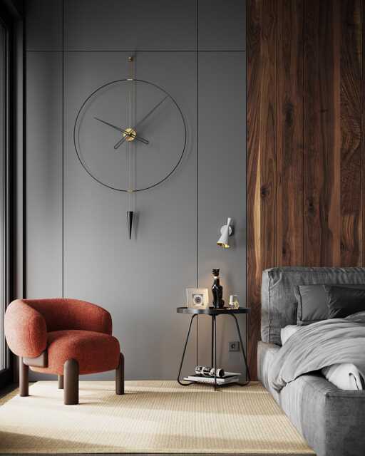 Modern Luxury Pendulum Wall Clock - Plus, Silent German Movement, Statement Decor - image 1