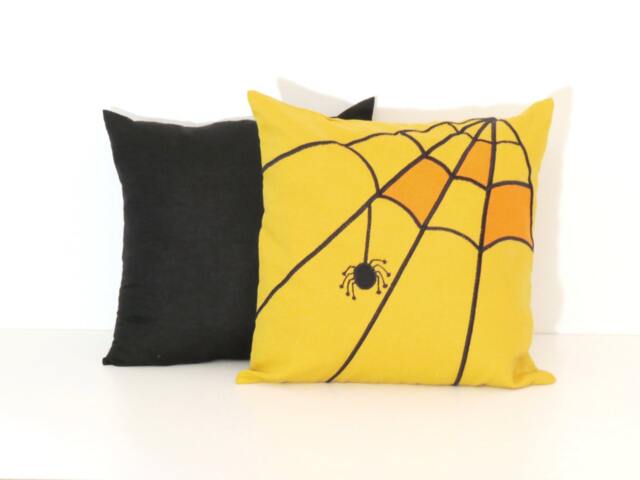 Halloween Pillow, Decorative Pillow Covers, Home Decor, Designer Throw Cases - image 1