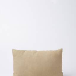 Fringed Mudcloth Pillow/Washed Linen /Boho African Stripe Pillow/Lumbar Pillow 22 X 14 Handmade - thumbnail 3