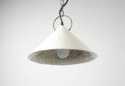 Kitchen Island Pendant Light White Ceramic Handmade Lamp Modern Farmhouse Lighting Scandinavian Ceiling - thumbnail 1