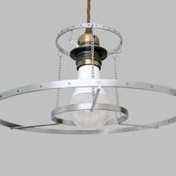 Chrome 2-Tier Crown Chandelier Lampshade Frame For Making Unique Hanging Light Easy Fit Shade Pendant Make Your Own Ceiling Lamp Upycle 11 - thumbnail 3