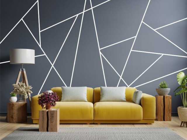 Sale Geometric Line Vinyl Wall Decals, Peel & Stick Stripes - image 1