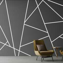 Sale Geometric Line Vinyl Wall Decals, Peel & Stick Stripes - thumbnail 3