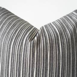 Black Striped Pillow Cover - thumbnail 3