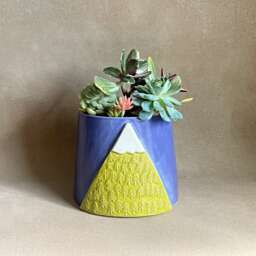 Handmade To Order Ceramic Mountain Planter - thumbnail 1