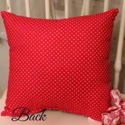 "Handmade Retro Vintage Kitsch Snowman Throw Pillow ""Christmas Greetings" - thumbnail 2