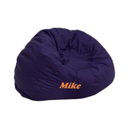 Custom Designed Bean Bag Chair For Adults With Personalized Name