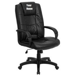 Custom Designed Executive Chair With Your Personalized Name & Graphic