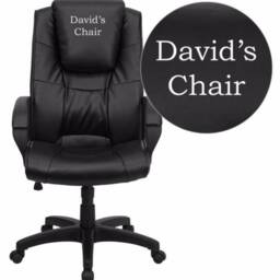 Custom Designed Executive Chair With Your Personalized Name & Graphic - thumbnail 2