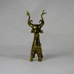 Deer Dhokra Brass Animal Sculpture, Statue, Alloy, Dhokra, Table Decor Curio, Artifact.tribal Art, Indian Art, Figurine, Indian Tribal Art - thumbnail 2