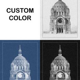 Saint Augustin Church, Paris Print Victor Baltard Architecture - Photo, Matte, Or Canvas - thumbnail 3
