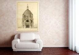 Saint Augustin Church, Paris Print Victor Baltard Architecture - Photo, Matte, Or Canvas - thumbnail 1