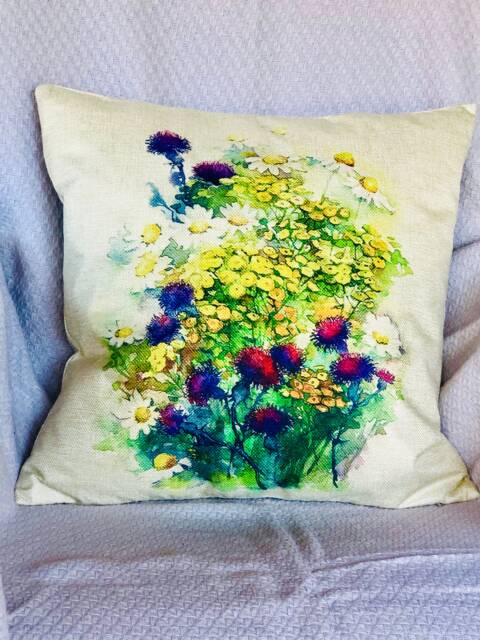 Floral Spring Print Decorative Pillow Covers - image 1