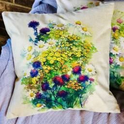 Floral Spring Print Decorative Pillow Covers - thumbnail 3