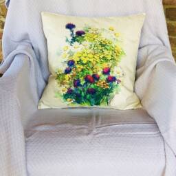 Floral Spring Print Decorative Pillow Covers - thumbnail 2