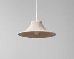 Yaruha Crochet Pendant Lamp Handcrafted Japandi Style Lampshade, Bedroom Light