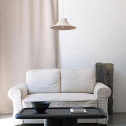 Yaruha Crochet Pendant Lamp Handcrafted Japandi Style Lampshade, Bedroom Light - thumbnail 3