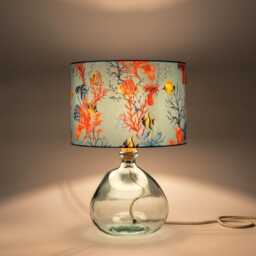 Coastal Fish Lampshade Handmade Nautical Drum Shade - thumbnail 2