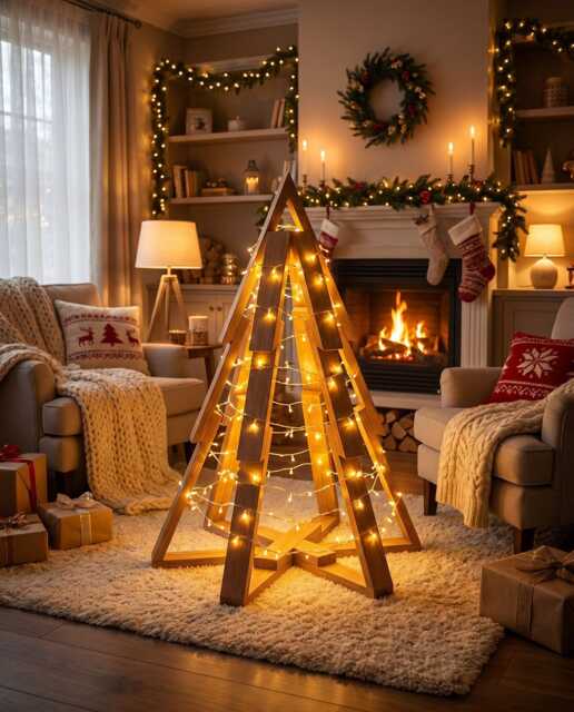 Wooden Christmas Tree Plans - 38 Inch - 97 cm Tall PDF Download - image 1