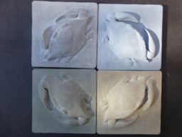 Blue Crab Concrete Back Splash Accent Tile - thumbnail 1