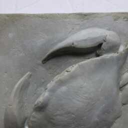 Blue Crab Concrete Back Splash Accent Tile - thumbnail 3