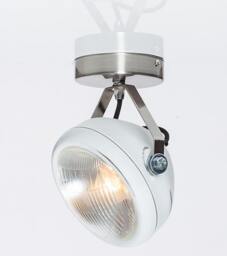 No.7 Spotlight in Aqua Blue - Vintage Lamp Made Of Headlight Handmade Wall Or Ceiling Light Industrial Interior