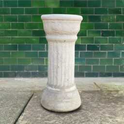 Outdoor Pedestal Statue Concrete Stand Figurine Stone Decoration Handmade Decor Stand Lover Gift Yard Art Garden & Home Sculpture - thumbnail 3