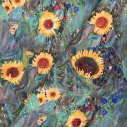 Outdoor Cushion Cover 28 Sizes Sunflowers Handmade Floral Flowers Leaf Gift Waterproof Conservatory - thumbnail 3