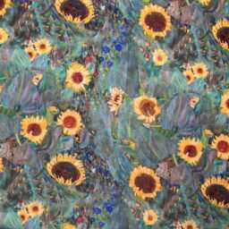 Outdoor Cushion Cover 28 Sizes Sunflowers Handmade Floral Flowers Leaf Gift Waterproof Conservatory - thumbnail 2