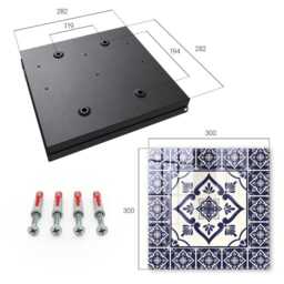 Classic Elegance Wall Mounted Key Cabinet, Navy Box For Wall, Geometric Geometry, Lovers Of Classics And - thumbnail 4