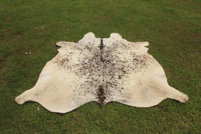 Amazing Tricolor Cowhide Rug Cow Skin Hide 5 X Ft Floor - image 1