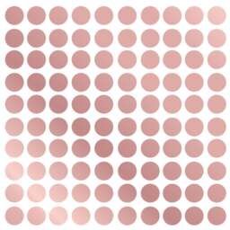 Rose Gold Metallic Polka Dot Wall Decal Nursery Kids Room Peel & Stick Circle Sticker Wedding Removable Reusable Choose Size Color - thumbnail 2