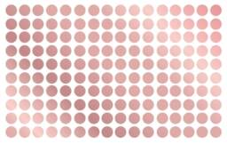 Rose Gold Metallic Polka Dot Wall Decal Nursery Kids Room Peel & Stick Circle Sticker Wedding Removable Reusable Choose Size Color