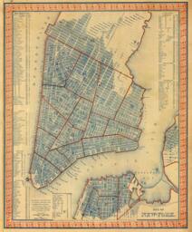 Vintage New York City Map Print Photo, Matte, Or Canvas - thumbnail 1
