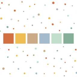 Pastel Polka Dot Wall Stickers Muted Nursery Decor - thumbnail 2