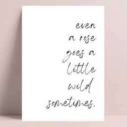 Inspirational Quotes, Wild Rose Quote Print, Print Wall Art, Prints, Home Bedroom Decor, Prints - thumbnail 3