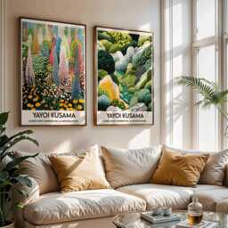 Yayoi Kusama Landscape Poster - Surreal Dot Art Print - thumbnail 2