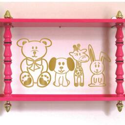 Friendly Animal Vinyl Wall Decal - Nursery & Kids Room Decor - thumbnail 3